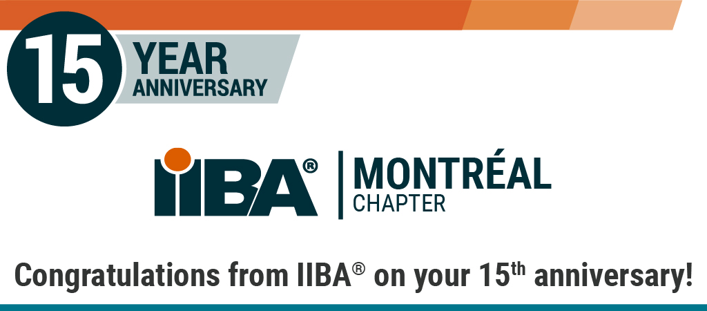 Happy 15th Anniversary Montréal Chapter!